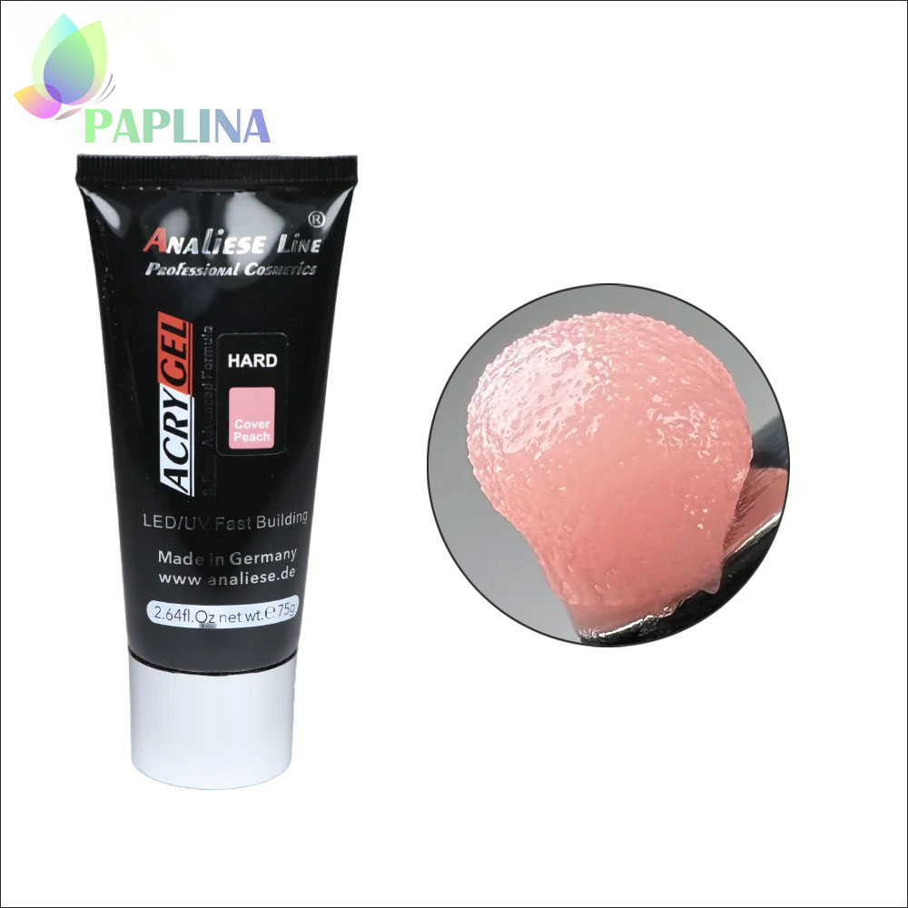 خرید و قیمت پلی ژل هارد کاشت ناخن کاور پیچ 75 گرم آنالیز Analiese