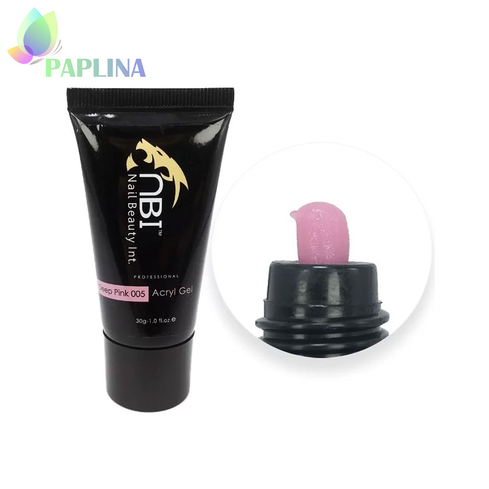 خرید پلی ژل ناخن ان بی آی NBI DEEP PINK 005 30g با قیمت رقابتی از پاپلینا