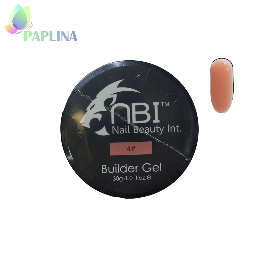 خرید بیلدر ژل کاشت ناخن کد04 هلویی 30g ان بی آی NBI با قیمت رقابتی از پاپلینا