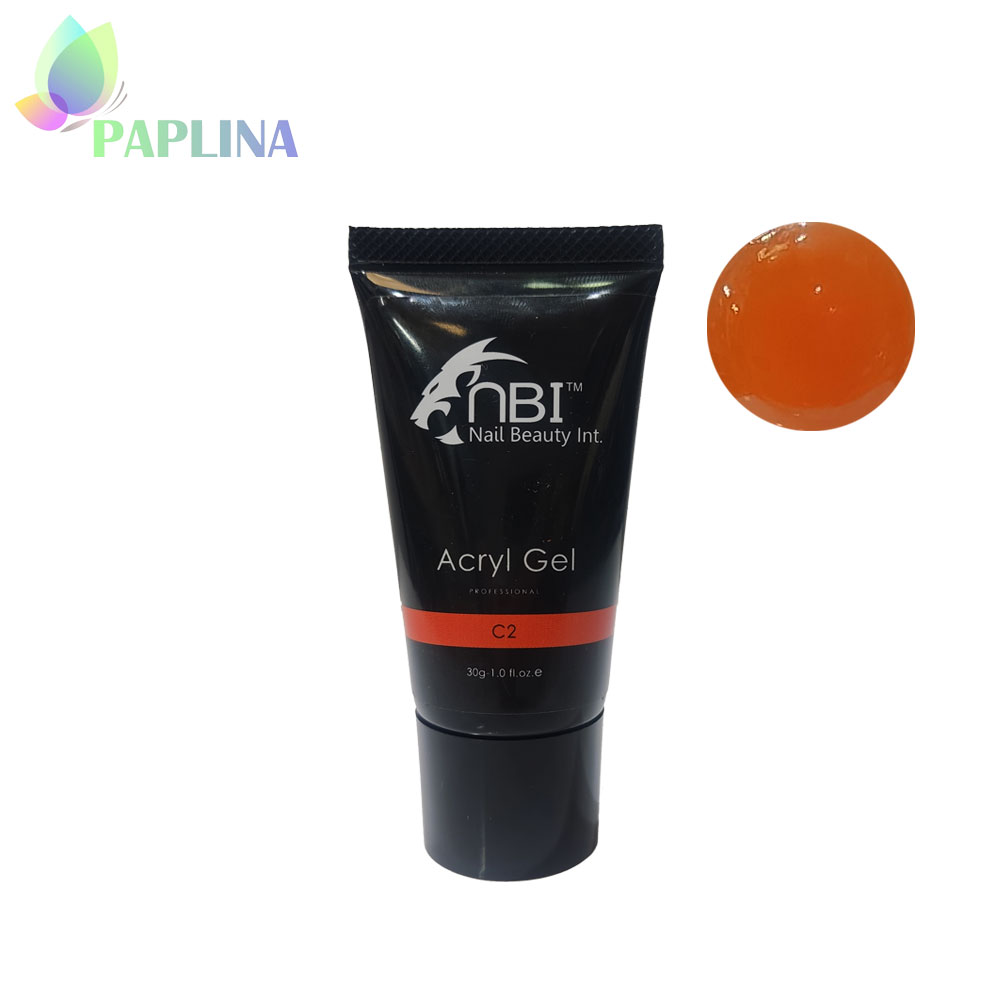 خرید پلی ژل کاشت ناخن c2 قرمز 30g ان بی آی NBI با قیمت رقابتی از پاپلینا