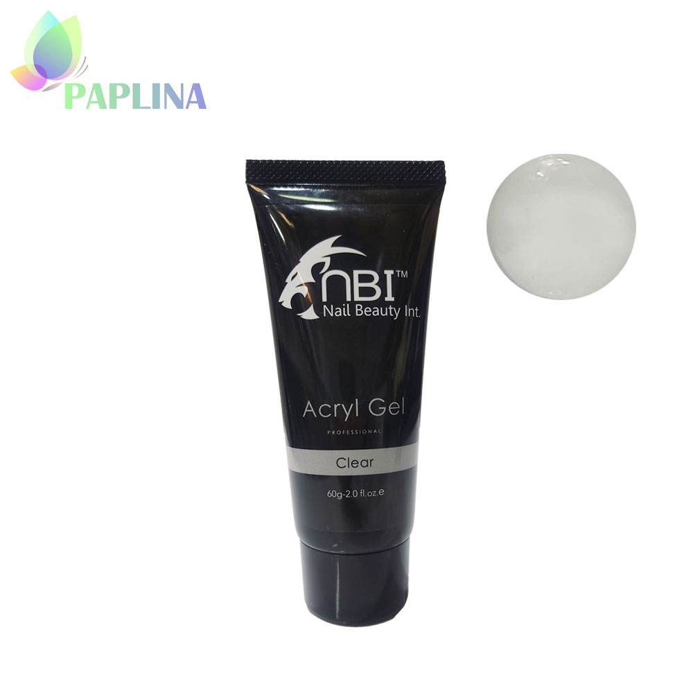 خرید پلی ژل کاشت ناخن کد05 کلییر 60g ان بی آی NBI با قیمت رقابتی از پاپلینا
